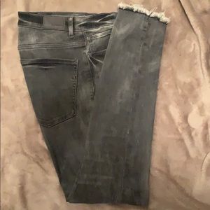 Express gray jeans